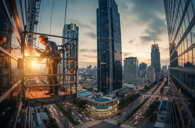 Aluguel de Andaime Flutuante