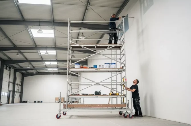 Aluguel de Andaime Móvel (ou Andaime Rolante)