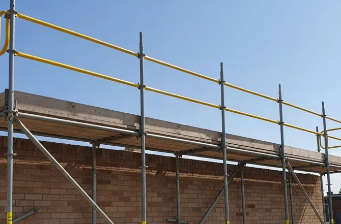 Aluguel de Andaime com Guarda Corpo